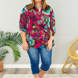When Wishes Come True Top - Magenta - LAST ONES FINAL SALE