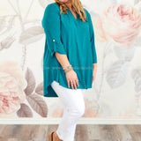 Get Excited Gabby Top - Teal* LAST ONES FINAL SALE *