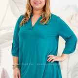 Get Excited Gabby Top - Teal* LAST ONES FINAL SALE *