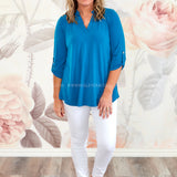Makenna Top - Blue* LAST ONES FINAL SALE *