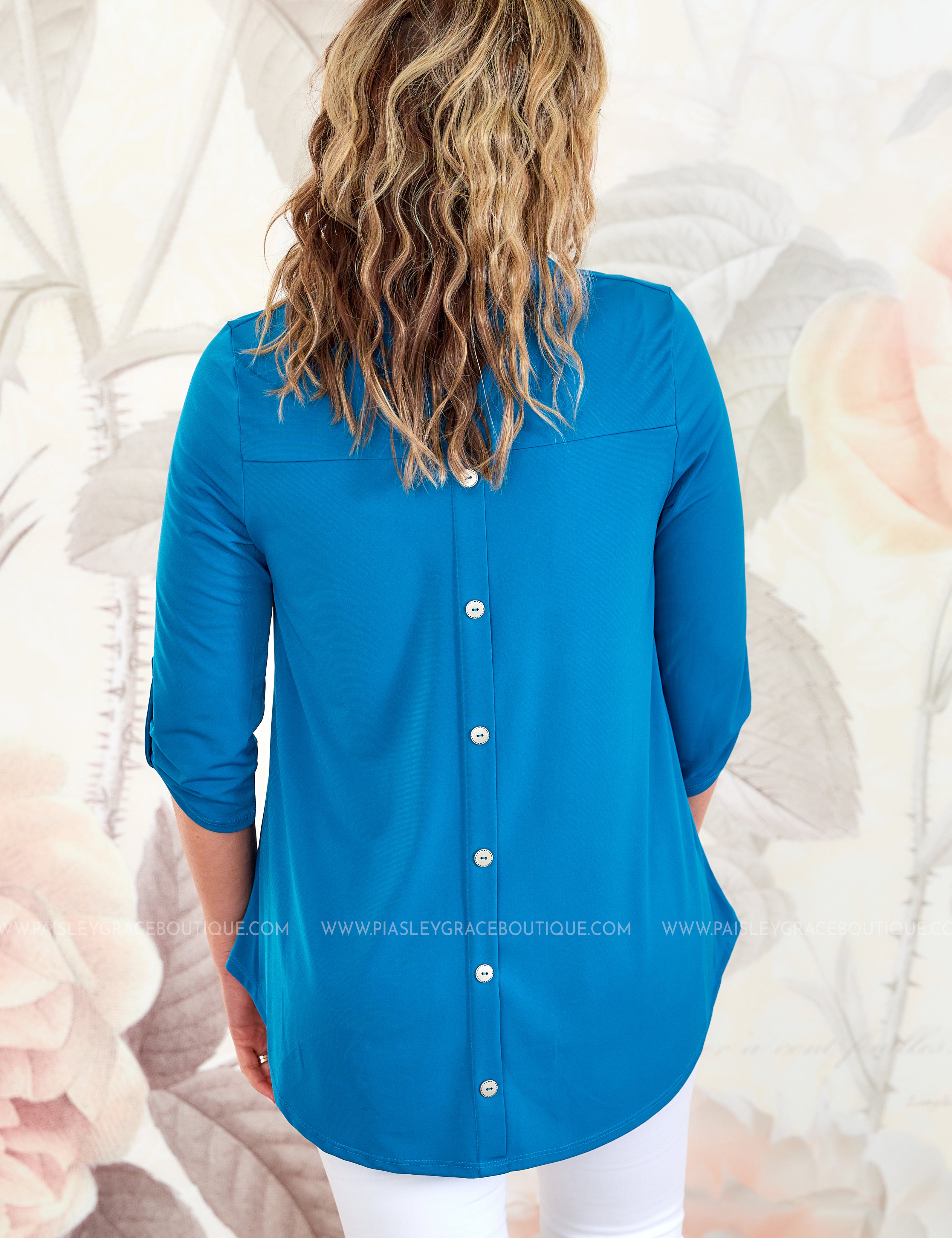Makenna Top - Blue* LAST ONES FINAL SALE *