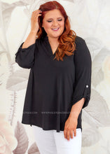 Load image into Gallery viewer, Makenna Top - Black - FINAL SALE CLEARANCE
