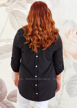 Load image into Gallery viewer, Makenna Top - Black - FINAL SALE CLEARANCE

