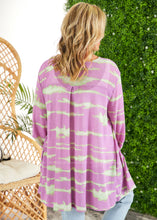 Load image into Gallery viewer, Purple &amp; Lime Gabby Cardigan - FINAL SALE
