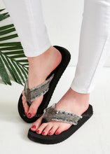 Load image into Gallery viewer, Cha Ching Flip-Flops by Gypsy Jazz - Grey Leopard  - FINAL SALE

