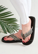 Load image into Gallery viewer, Cha Ching Flip-Flops by Gypsy Jazz - Grey Leopard  - FINAL SALE
