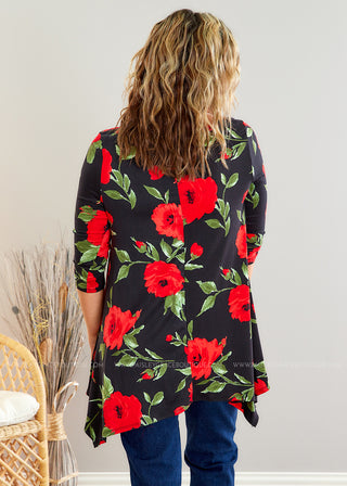 Room Full of Roses Tunic - FINAL SALE