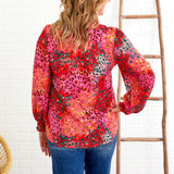 Burning Love Top - Red Mix - LAST ONES FINAL SALE