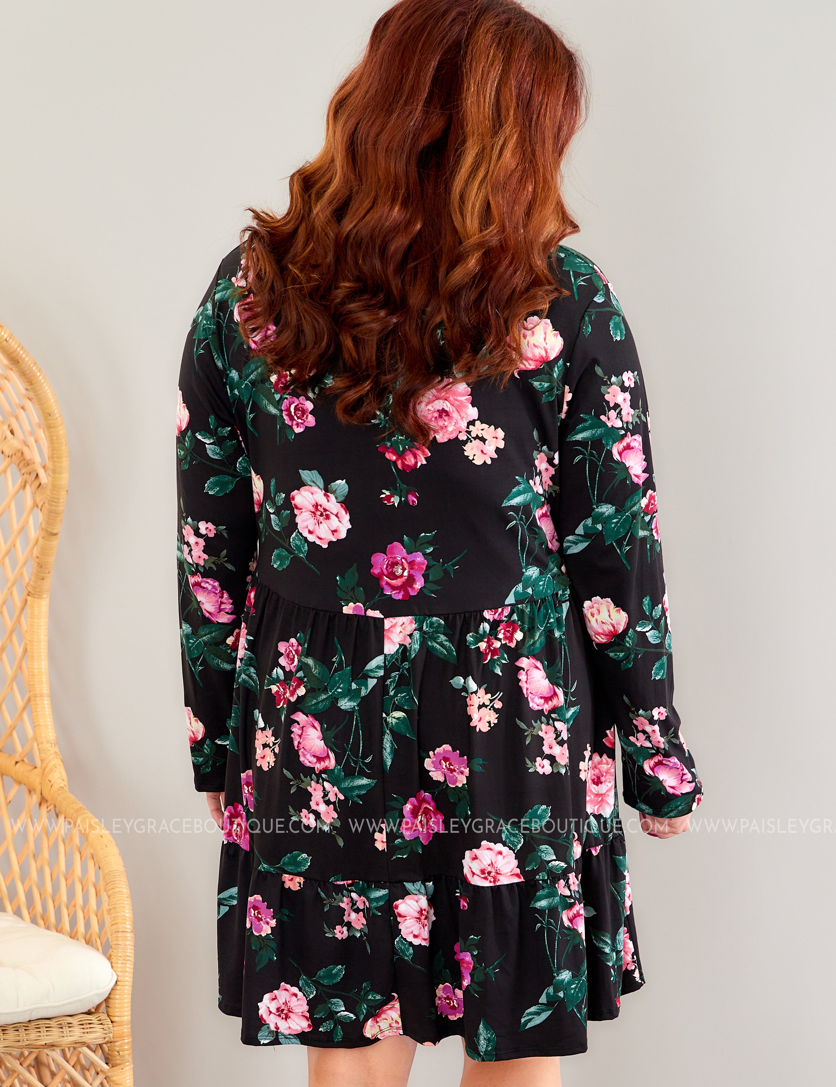 What a Delight Dress - Black - LAST ONES FINAL SALE