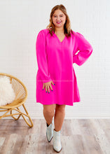 Load image into Gallery viewer, No Hesitation Dress - Hot Pink - FINAL SALE
