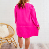 No Hesitation Dress - Hot Pink* LAST ONES FINAL SALE *