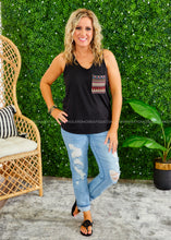 Load image into Gallery viewer, Good Karma Tank by POL - BLACK  - FINAL SALE
