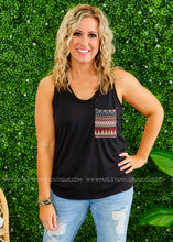 Load image into Gallery viewer, Good Karma Tank by POL - BLACK  - FINAL SALE
