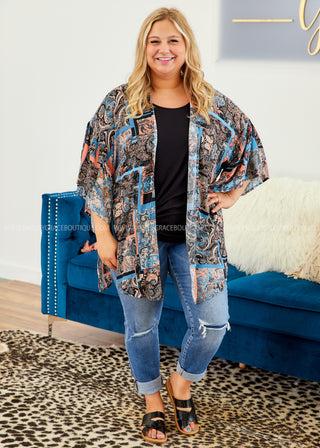 Bayside Stroll Kimono - FINAL SALE