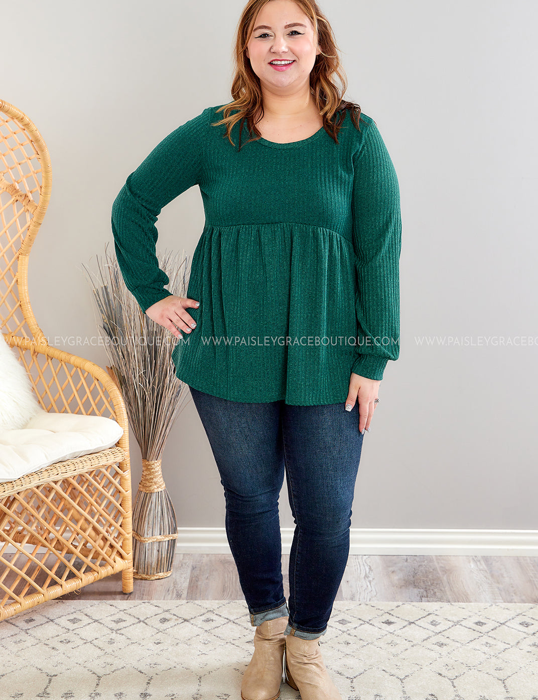 Til the Day I Met You Top - Emerald* LAST ONES FINAL SALE *