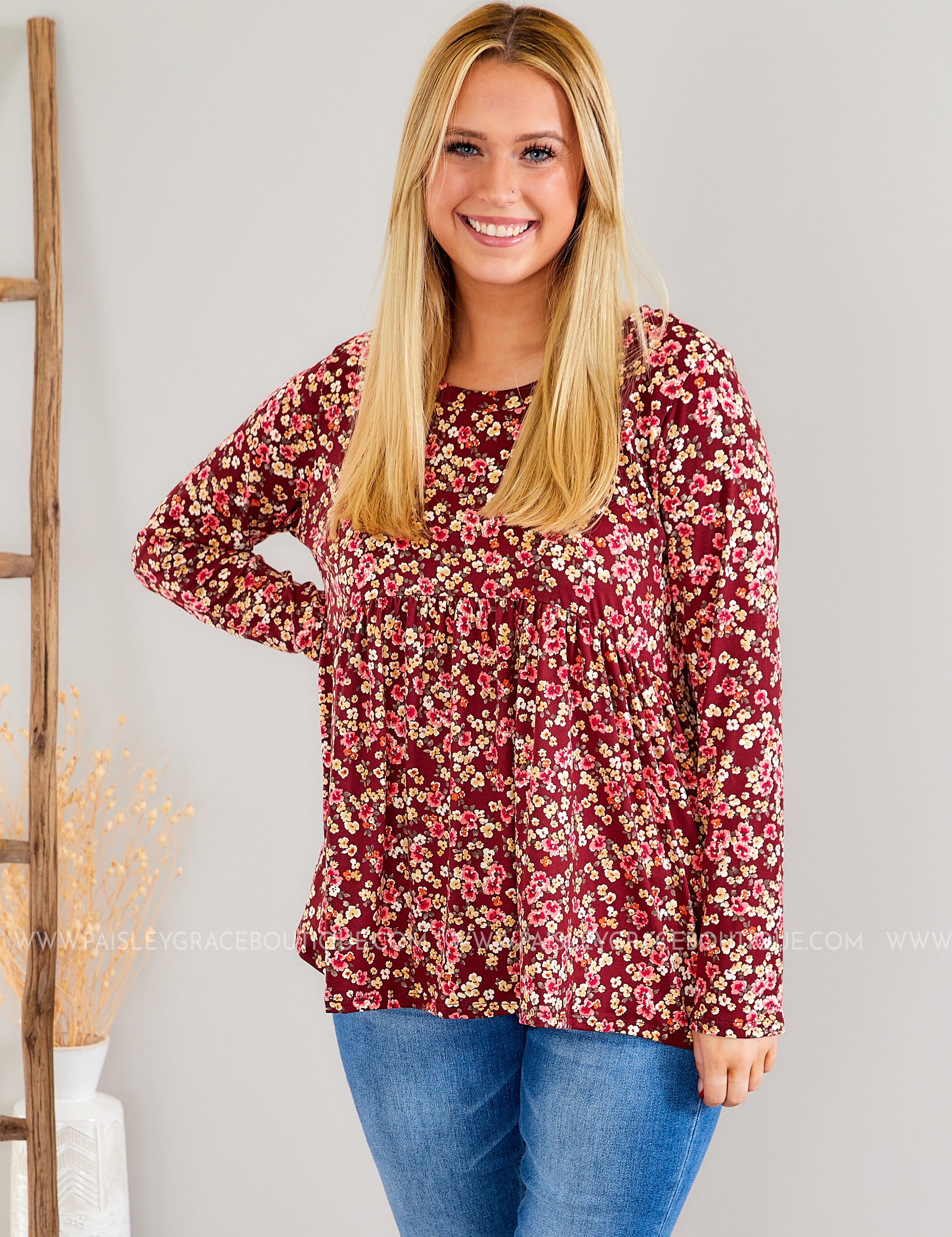 Budding Romance Top* LAST ONES FINAL SALE *