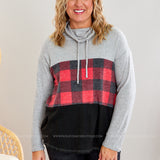 Keep It Hush Pullover - Red* LAST ONES FINAL SALE *