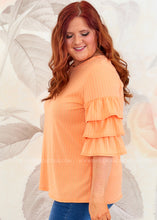 Load image into Gallery viewer, Dolly Top - Cantaloupe  - FINAL SALE
