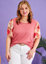 Load image into Gallery viewer, Blossom Boulevard Top - Mauve - FINAL SALE
