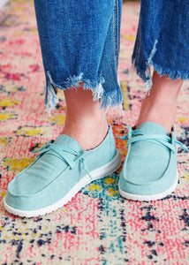 Holly Sneakers by Gypsy Jazz - Turquoise - FINAL SALE