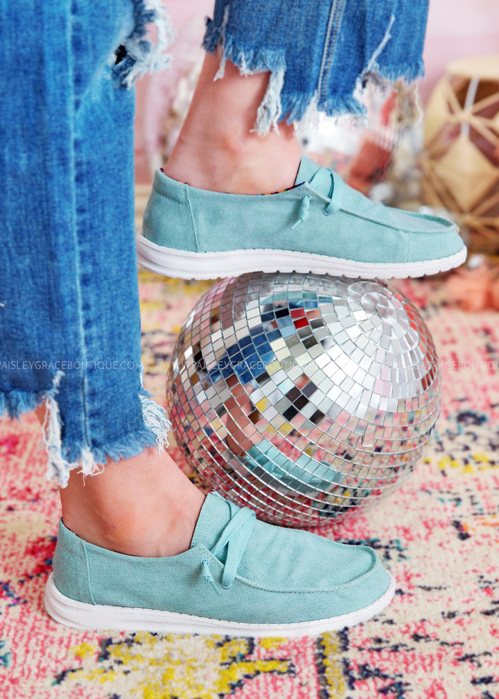 Holly Sneakers by Gypsy Jazz - Turquoise -STEAL