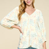 Delicate Gardens Top - LAST ONES FINAL SALE