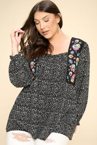Lovely Fascination Embroidered Top - FINAL SALE