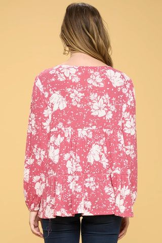 Arya Floral Top - LAST ONES FINAL SALE
