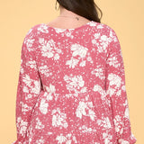 Arya Floral Top - LAST ONES FINAL SALE