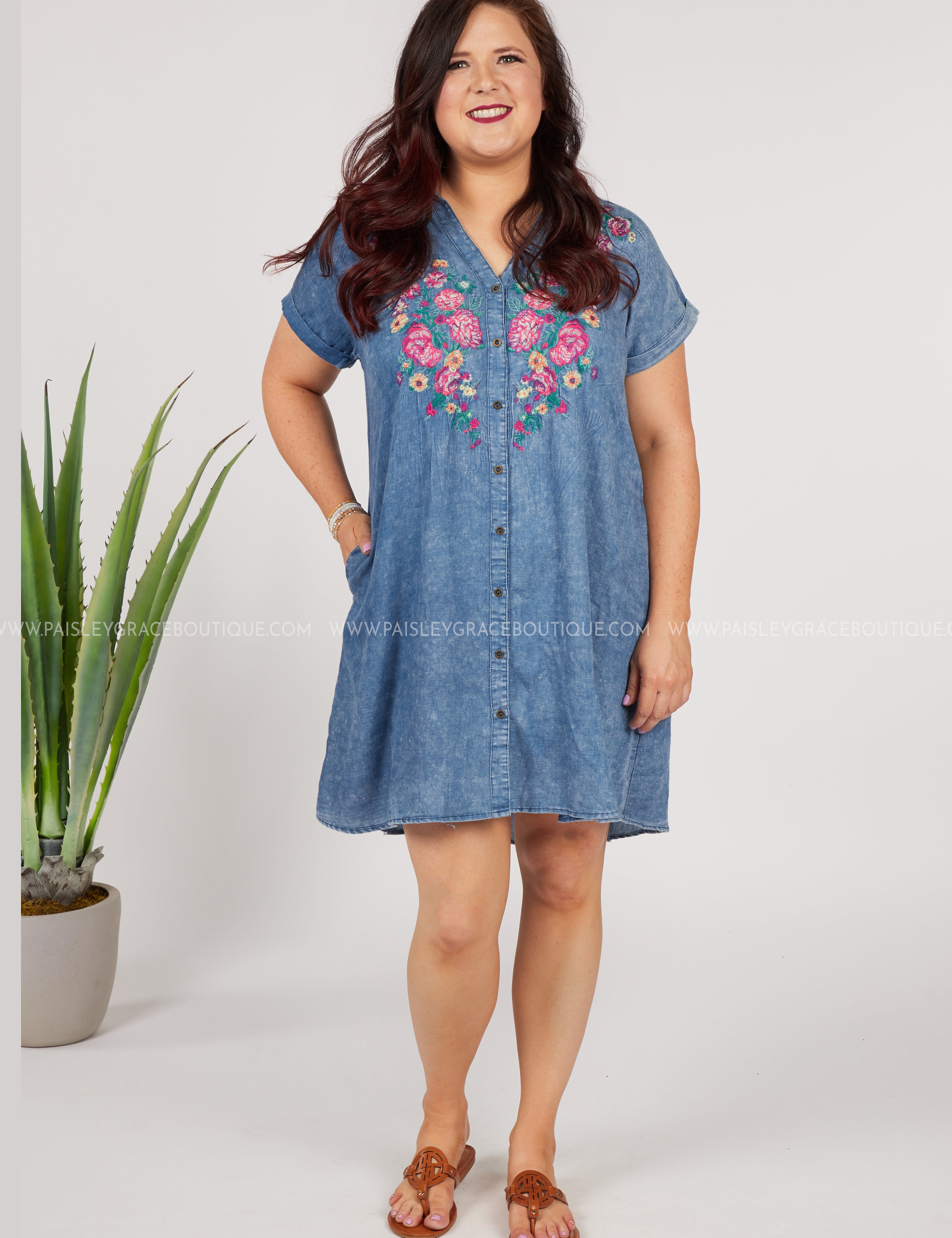 Demi Denim Dress* FINAL SALE *