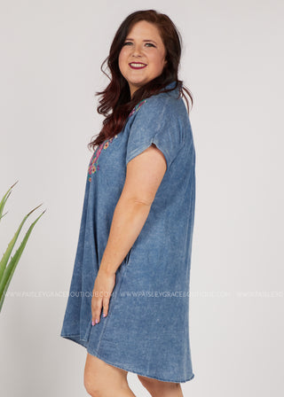 Demi Denim Dress - FINAL SALE