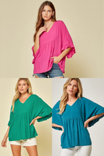 Load image into Gallery viewer, Say it Ain’t Soho Top - 3 COLORS  - FINAL SALE CLEARANCE
