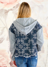 Load image into Gallery viewer, Paisley Print Denim Jacket - FINAL SALE
