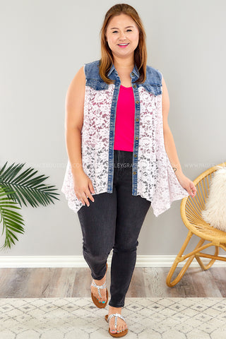 Favorite Day Lace Top - LAST ONE FINAL SALE