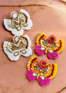Adella Butterfly Earrings - 2 Colors - FINAL SALE
