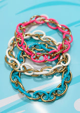 Load image into Gallery viewer, Angie Stretch Link Bracelet - 3 Colors

