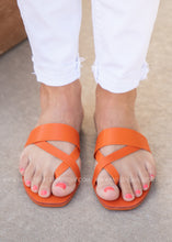 Load image into Gallery viewer, Happy Feet Sandal-ORANGE - LAST ONES FINAL SALE
