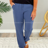 Janine Joggers - Blue Denim* LAST ONES FINAL SALE *