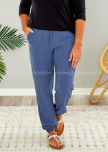 Load image into Gallery viewer, Janine Joggers - Blue Denim - FINAL SALE

