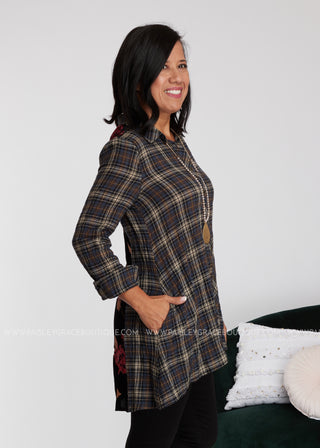 Raquel Plaid Top - LAST ONES FINAL SALE