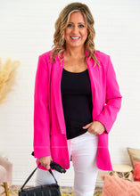 Load image into Gallery viewer, In All Honesty Blazer - Ultra Pink - FINAL SALE
