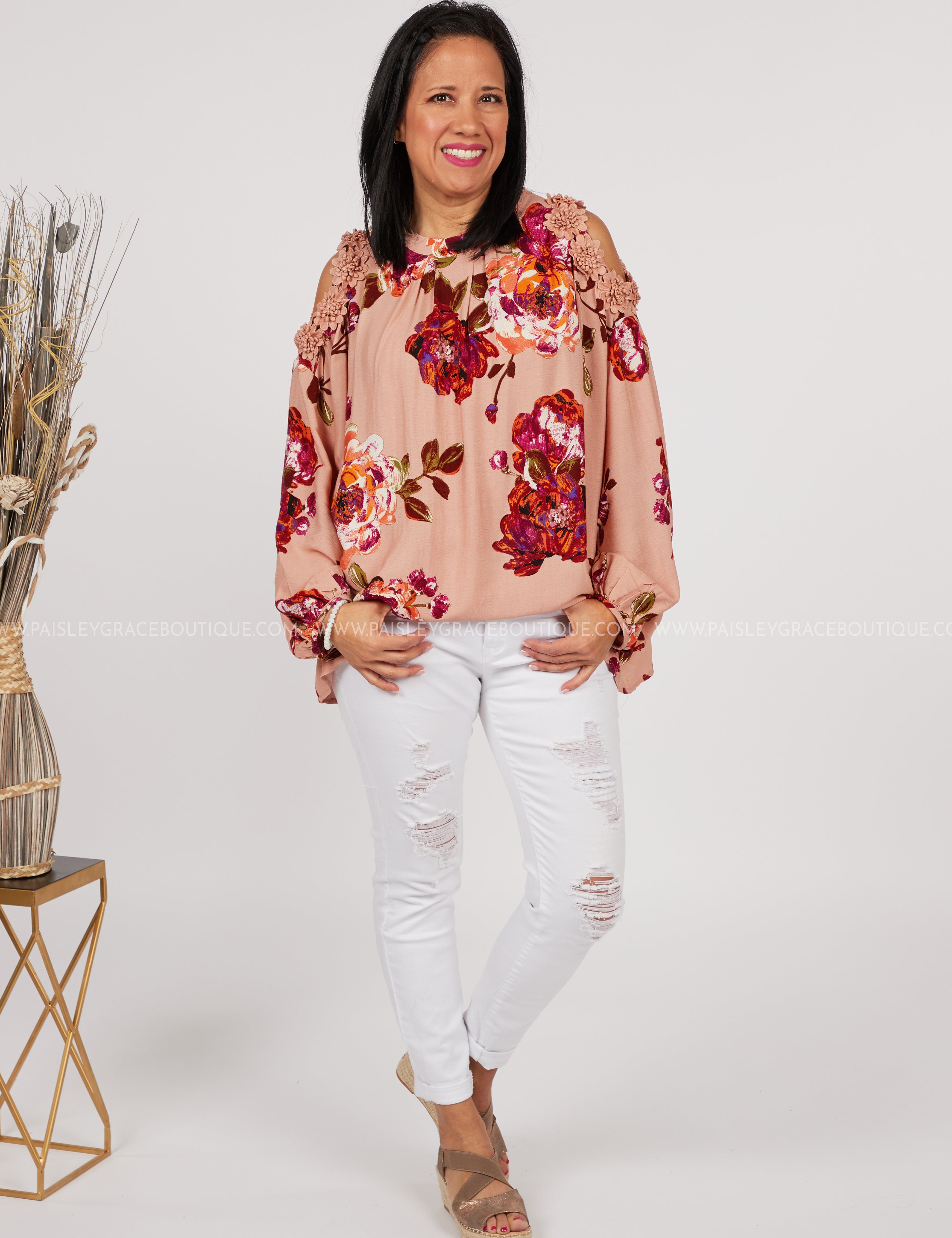 Floral Passion Top - LAST ONES FINAL SALE