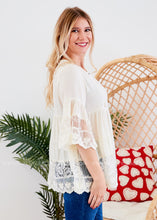Load image into Gallery viewer, Grace Top- IVORY - FINAL SALE CLEARANCE
