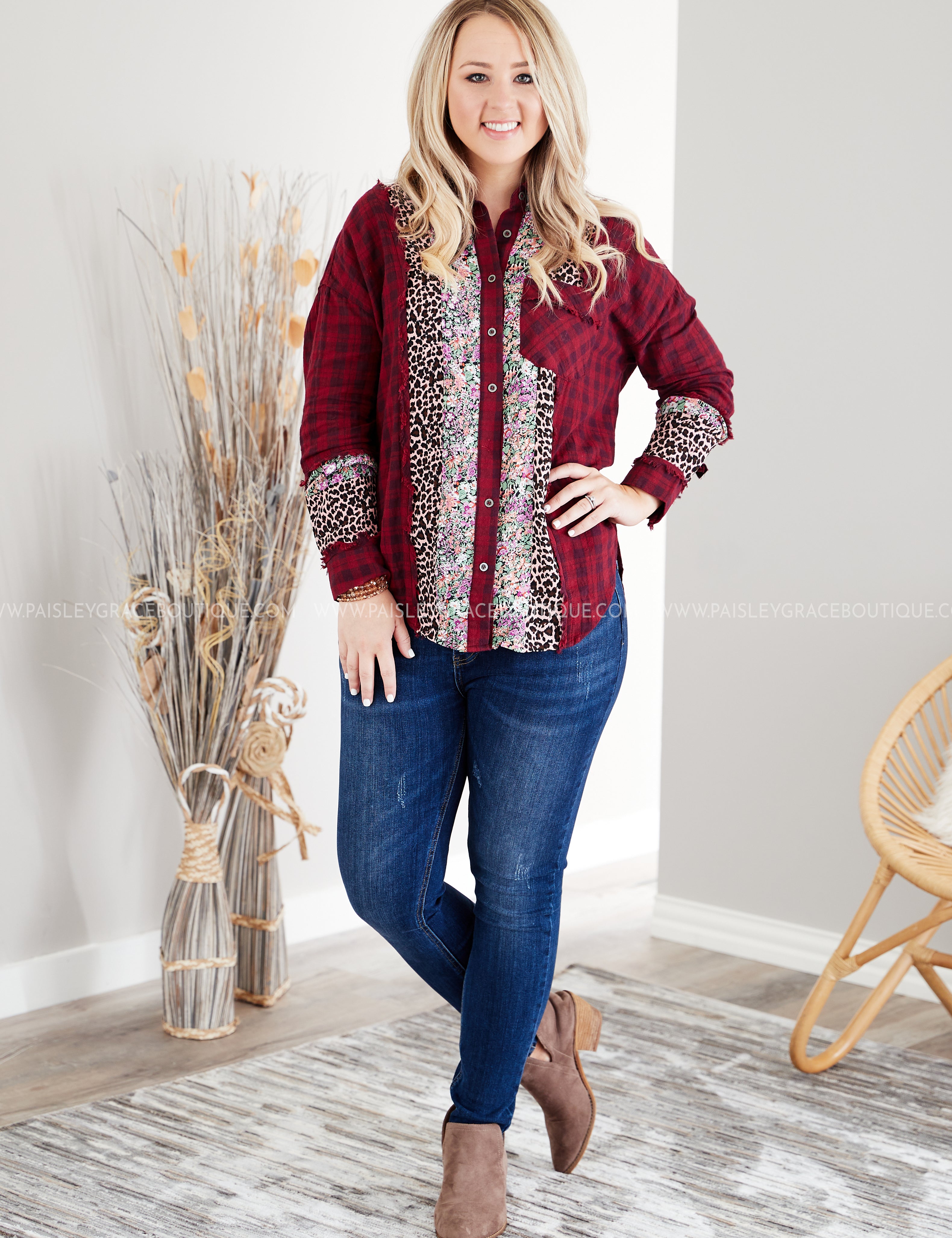 Rosaline Button Up* FINAL SALE *