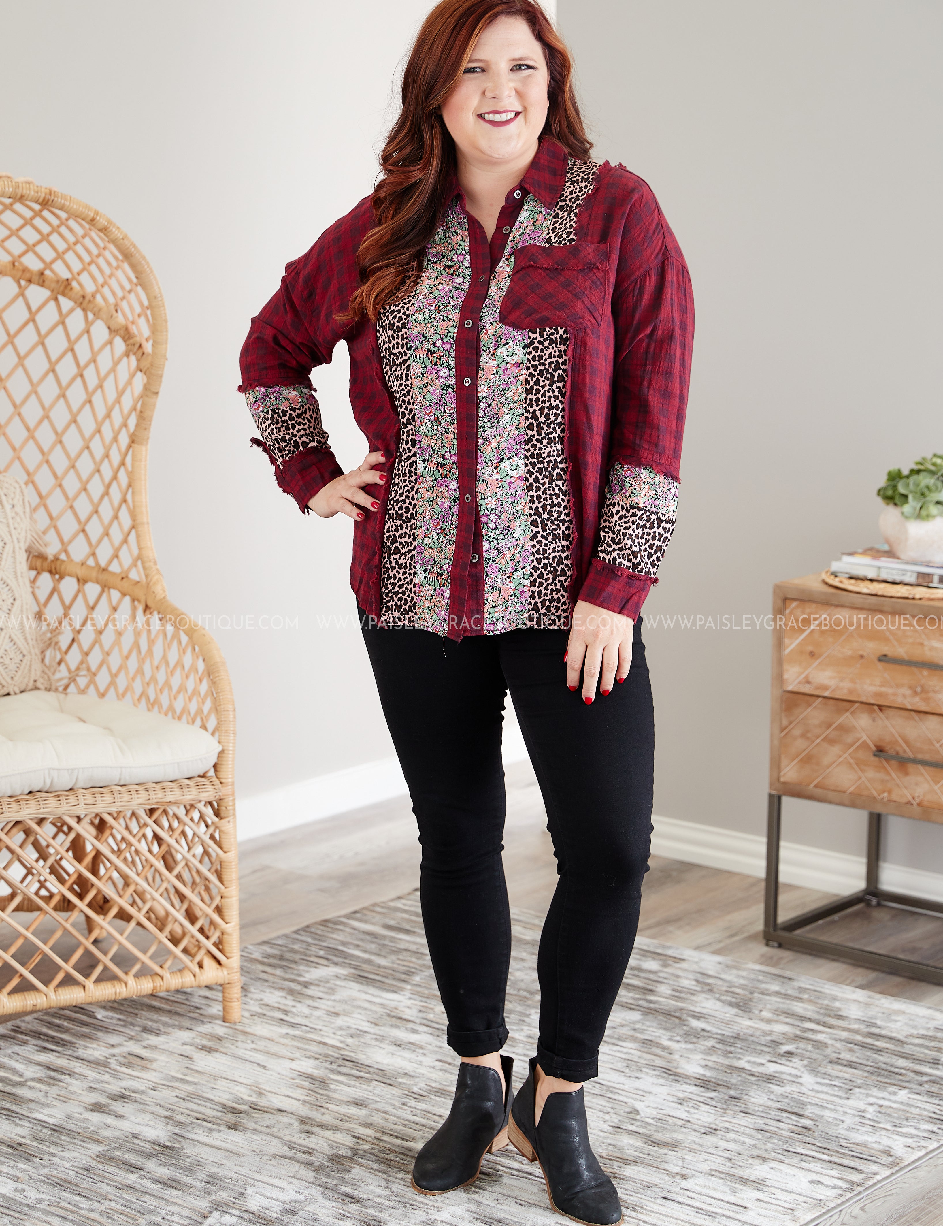 Rosaline Button Up* FINAL SALE *