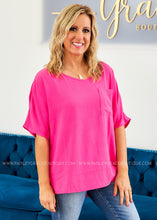 Load image into Gallery viewer, All In For Love Top - Pink FINAL SALE CLEARANCE

