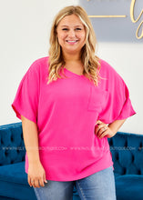Load image into Gallery viewer, All In For Love Top - Pink FINAL SALE CLEARANCE
