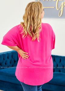 All In For Love Top - Pink FINAL SALE CLEARANCE