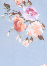 Load image into Gallery viewer, You Deserve Flowers Top - Blue - FINAL SALE CLEARANCE
