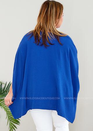 Something About You Top - Royal Blue - LAST ONE FINAL SALE